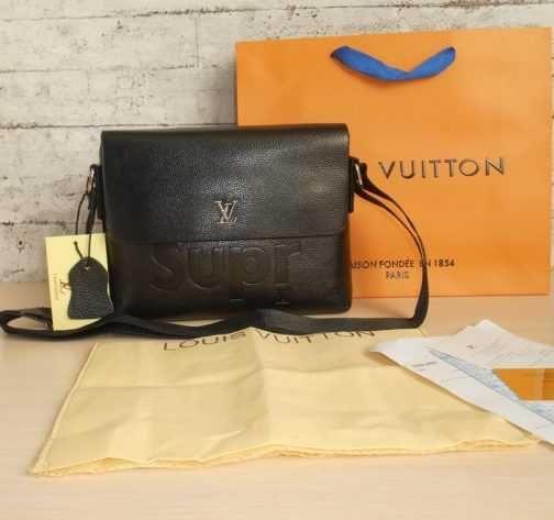 LOUIS VUITTON męska torba Listonoszka, skóra 8-2-122