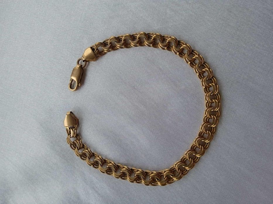 Браслет Бісмарк з червоного золота