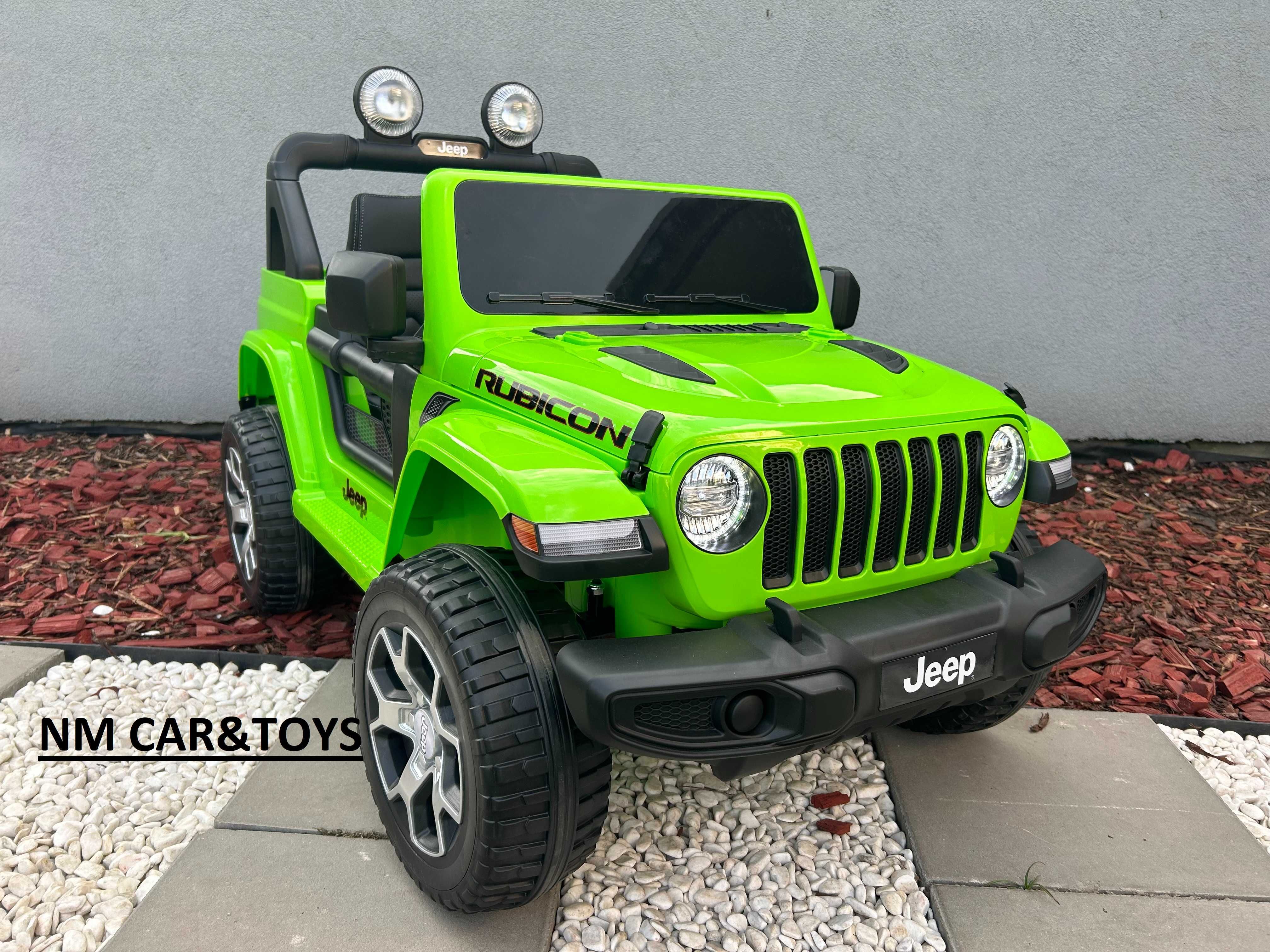 Auto na akumulator Pojazd samochód Jeep Wrangler Rubicon 4x4 180W