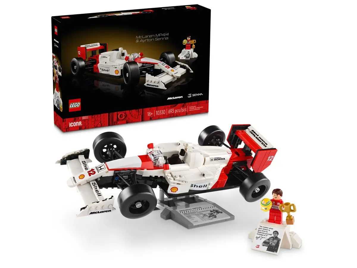 LEGO Icons Ayrton Senna e McLaren MP4/4 - 10330
