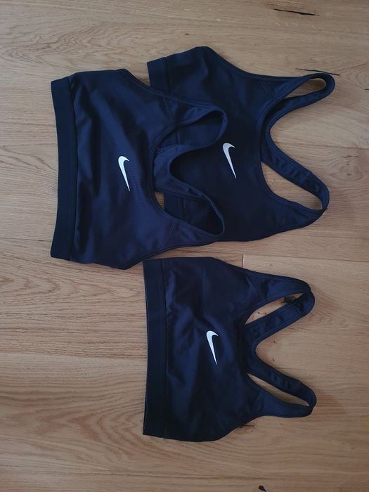 Top biustonosz sportowy nike 3szt