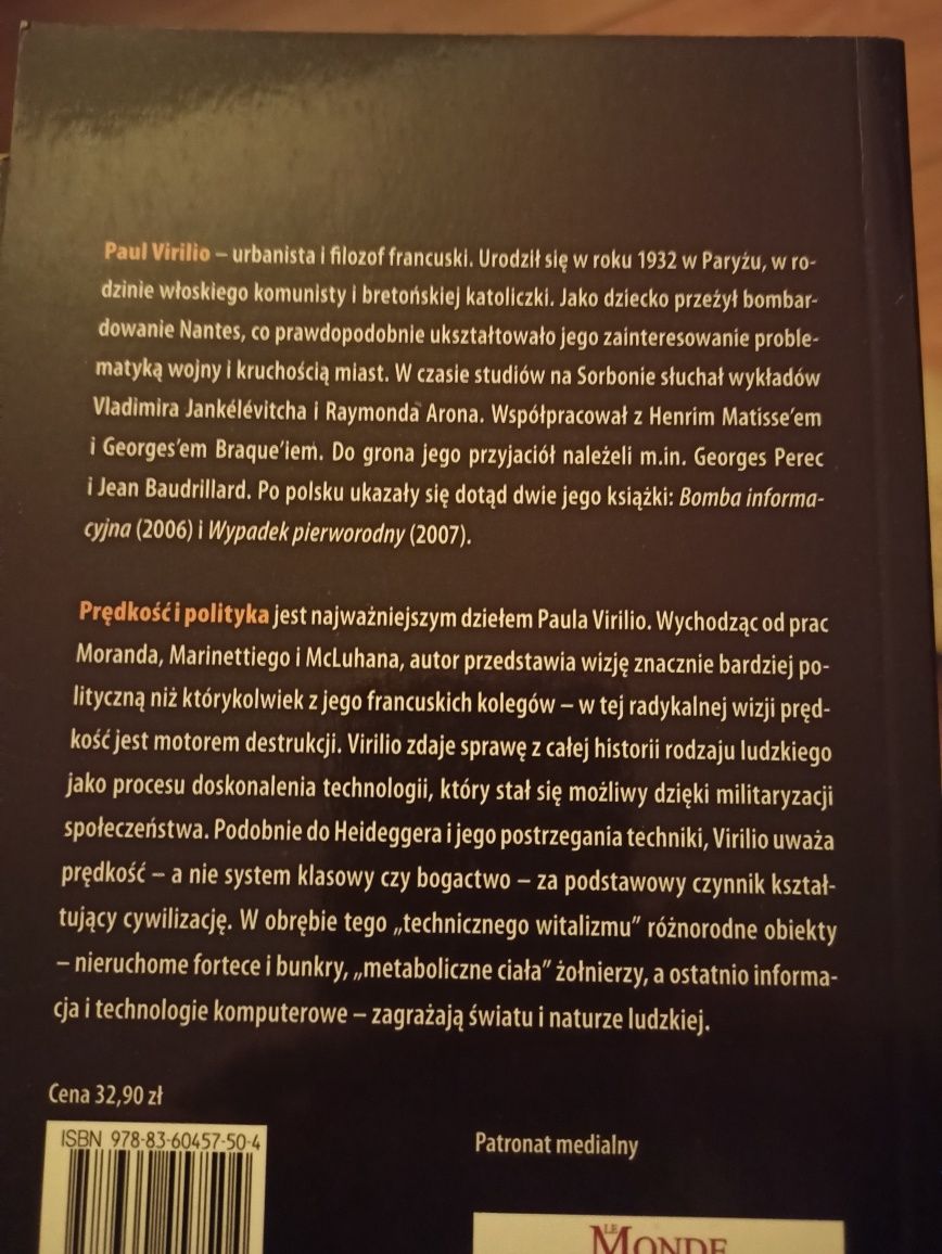 Virilio polityka i prędkość