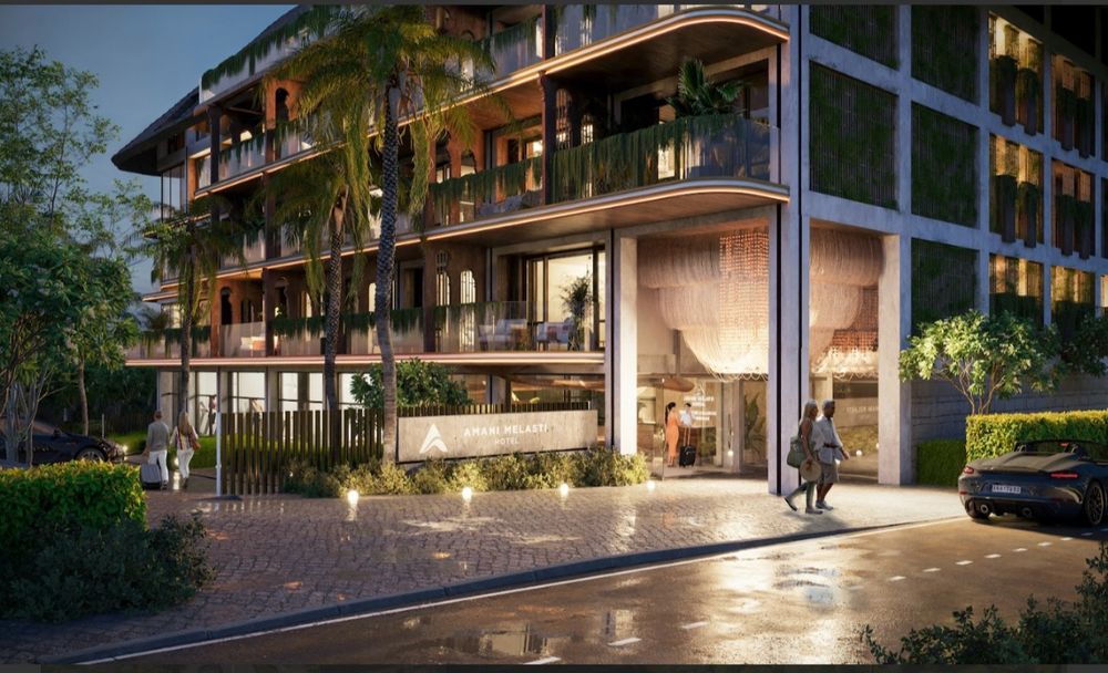 Апартаменты под управлением Wyndham на первой линии пляжа Melasti,Бали