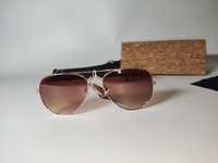 Aviator Gold Sunglasses Солнцезащитные Очки Авиаторы