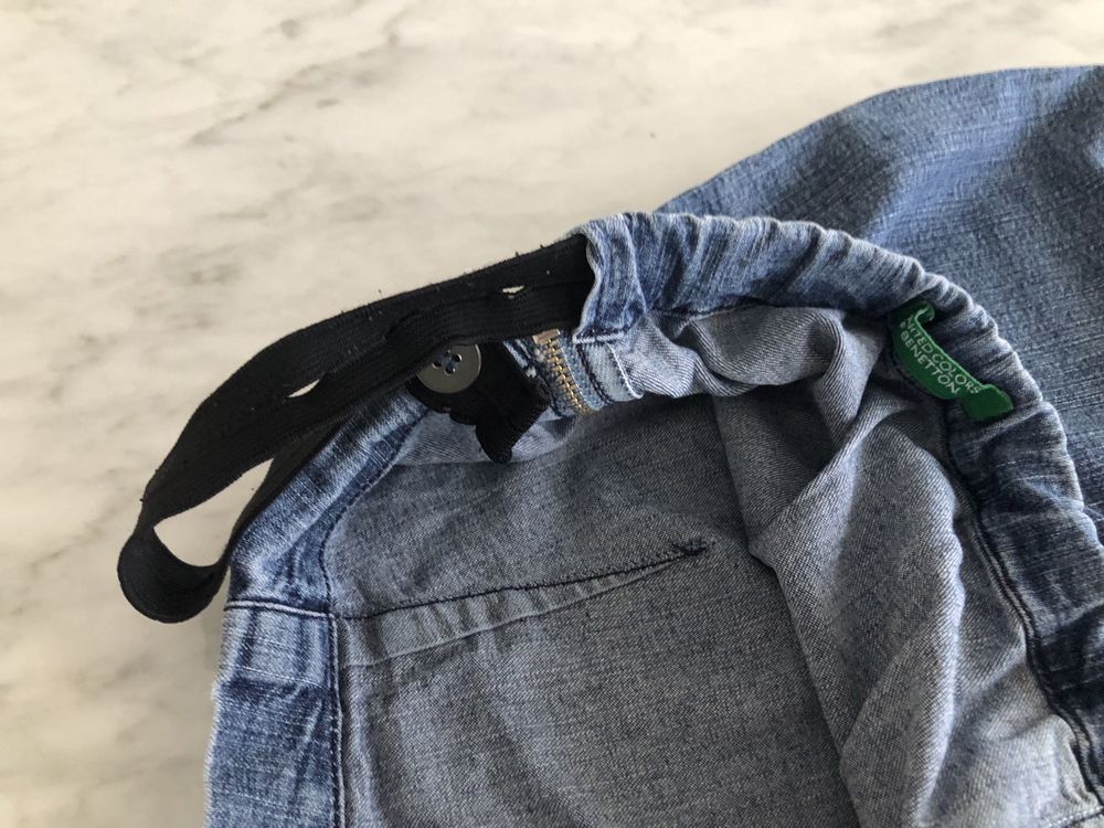 Jeans grávida tamanho XS Benetton