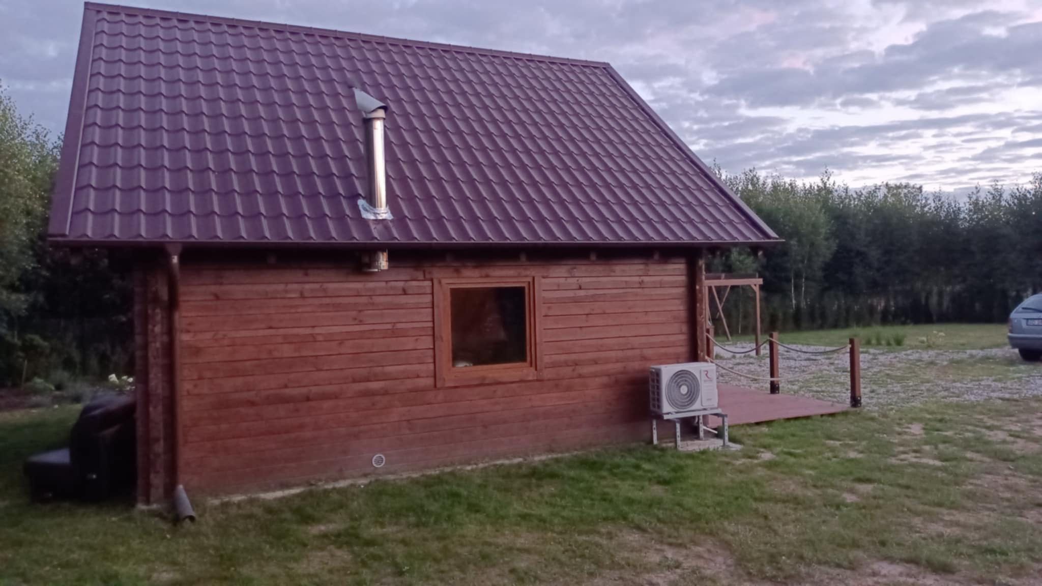 Całoroczny domek letniskowy z sauną i kominkiem