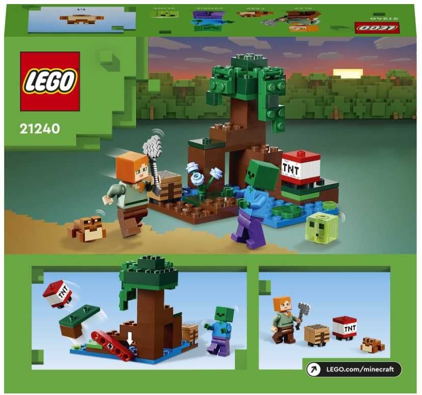 LEGO MINECRAFT 21240 Przygoda na mokradłach