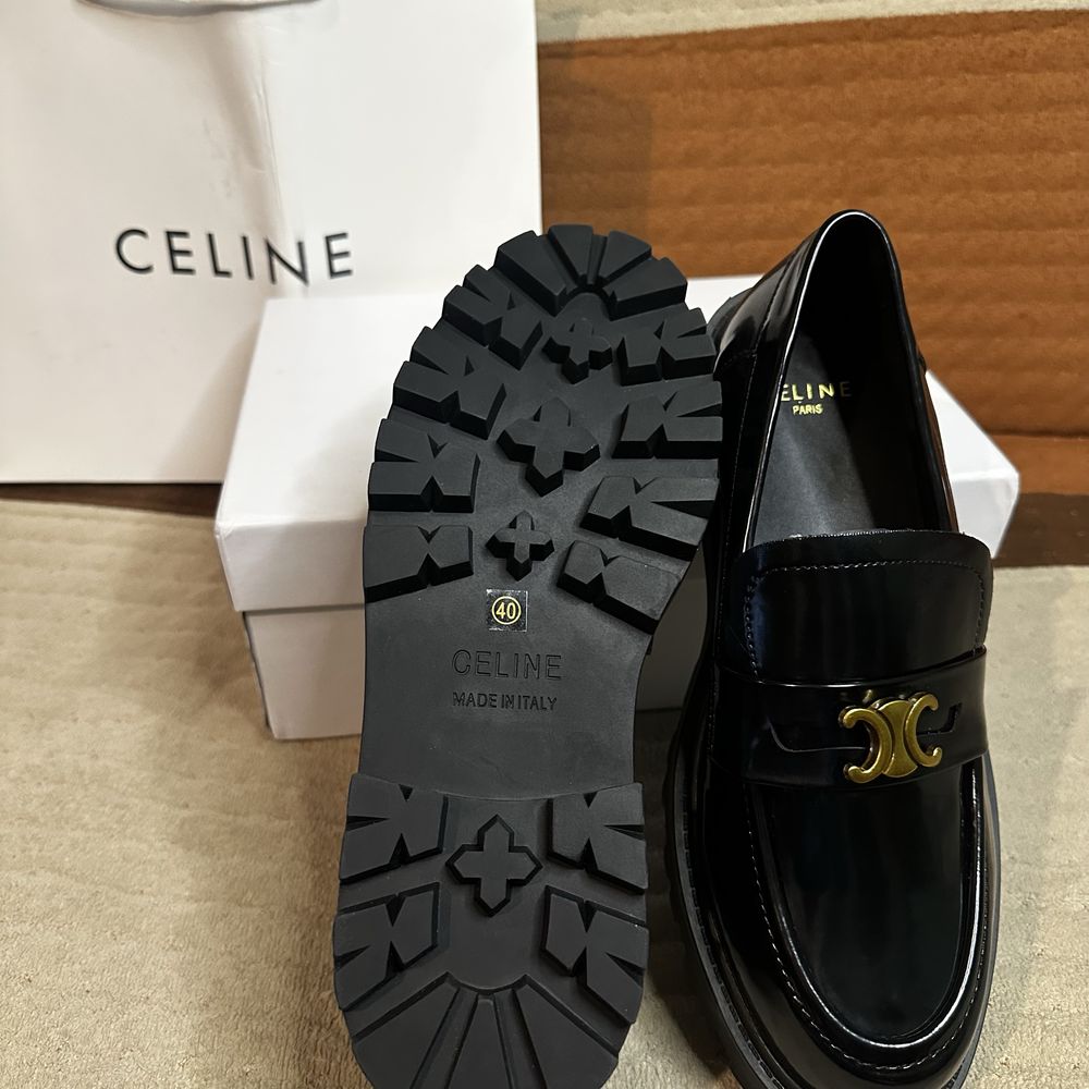 Buty Celine lakierkowane, od reki, pudelko