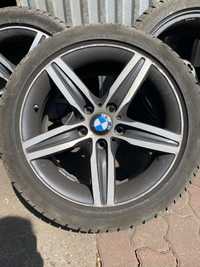 Koła zimowe 17” BMW seria 1, 225/45R17 91H, używane, stan bardzo dobry