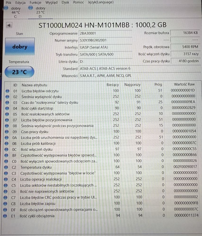 Pamieć ram ddr 3, 4 sodimm dysk 2,5 1Tb i 500Gb