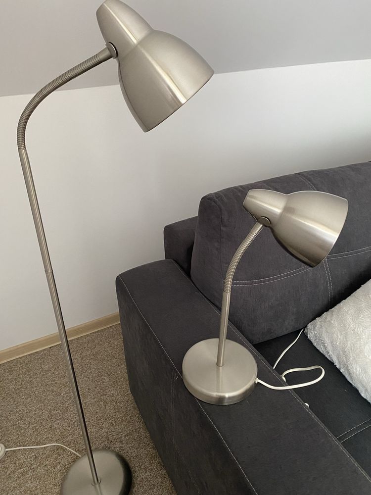 Lampa stojąca i biurkowa