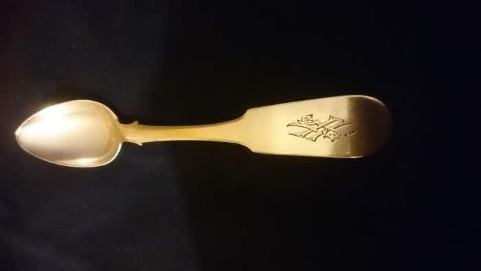 Srebrna łyżeczka - 1841 rok CARSKA ROSJA