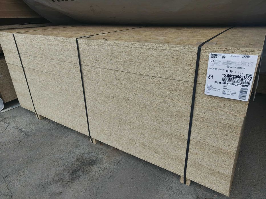 PŁYTA OSB 9,15,18,22mm 2500X1250