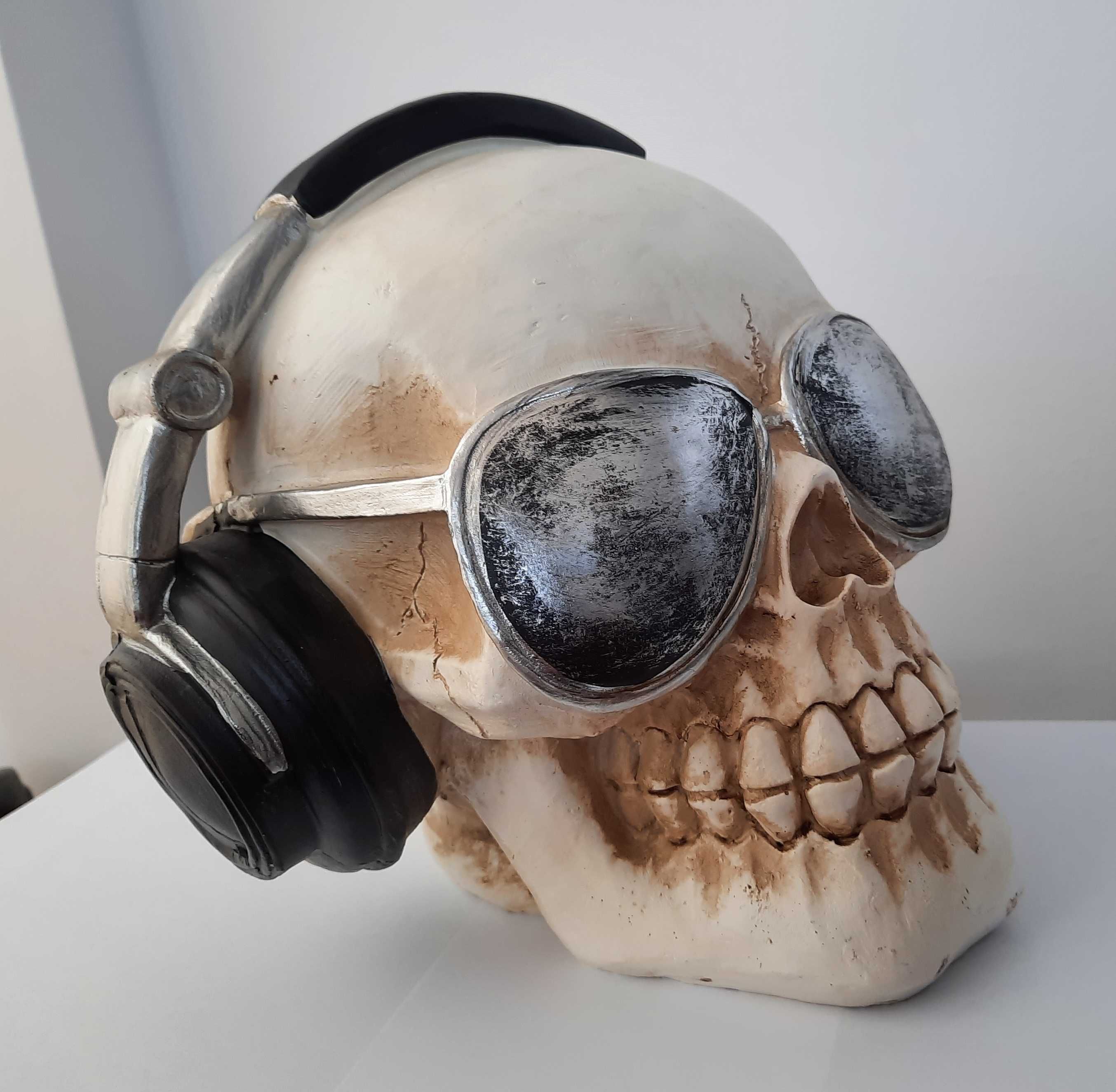 Ogromna czaszka słuchawki wypasiona czacha music skull