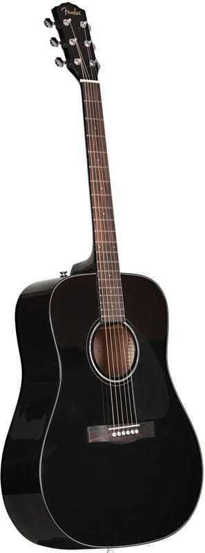Gitara akustyczna FENDER CD-60 czarna / mega zestaw XXL