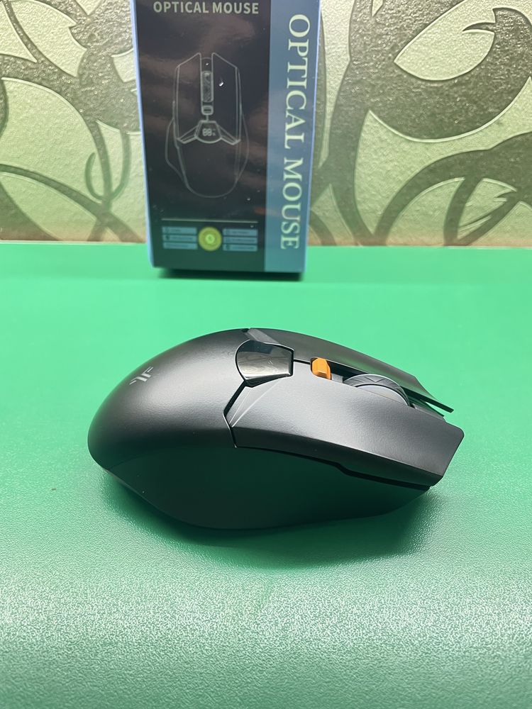 Игровая оптическая беспроводная мышка с тихим кликом и LED