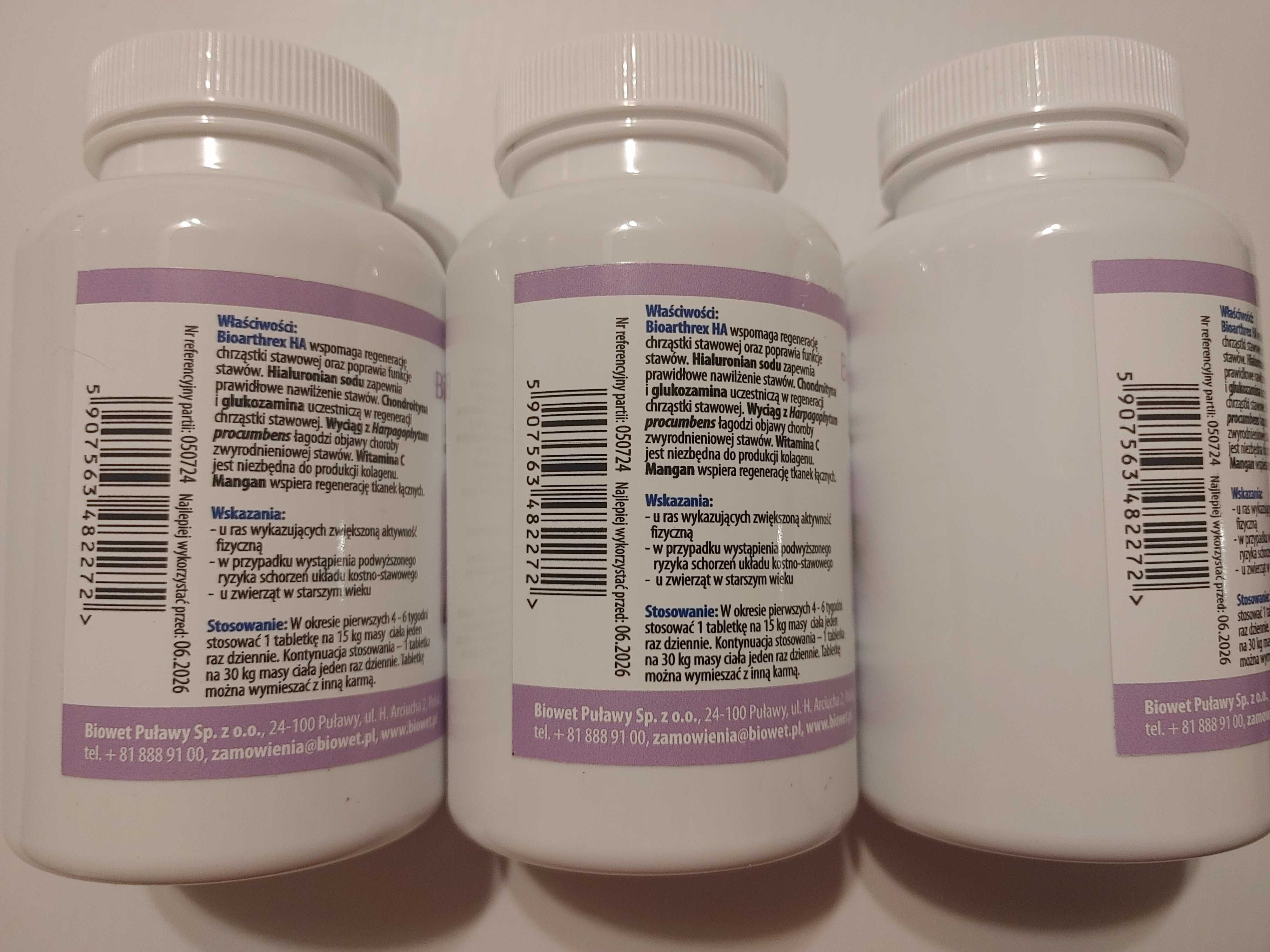 Bioarthrex HA 90 tabletek dla psów + Gratis 33 tabletki