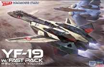 Samolot YF-19 w/Fast Pack Macross Plus model 1:48 Hasegawa 65888