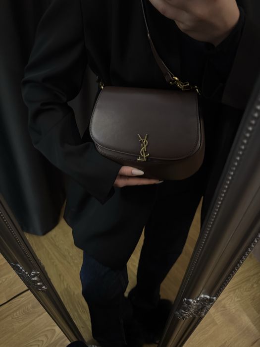 Сумка ysl шоколадного цвета