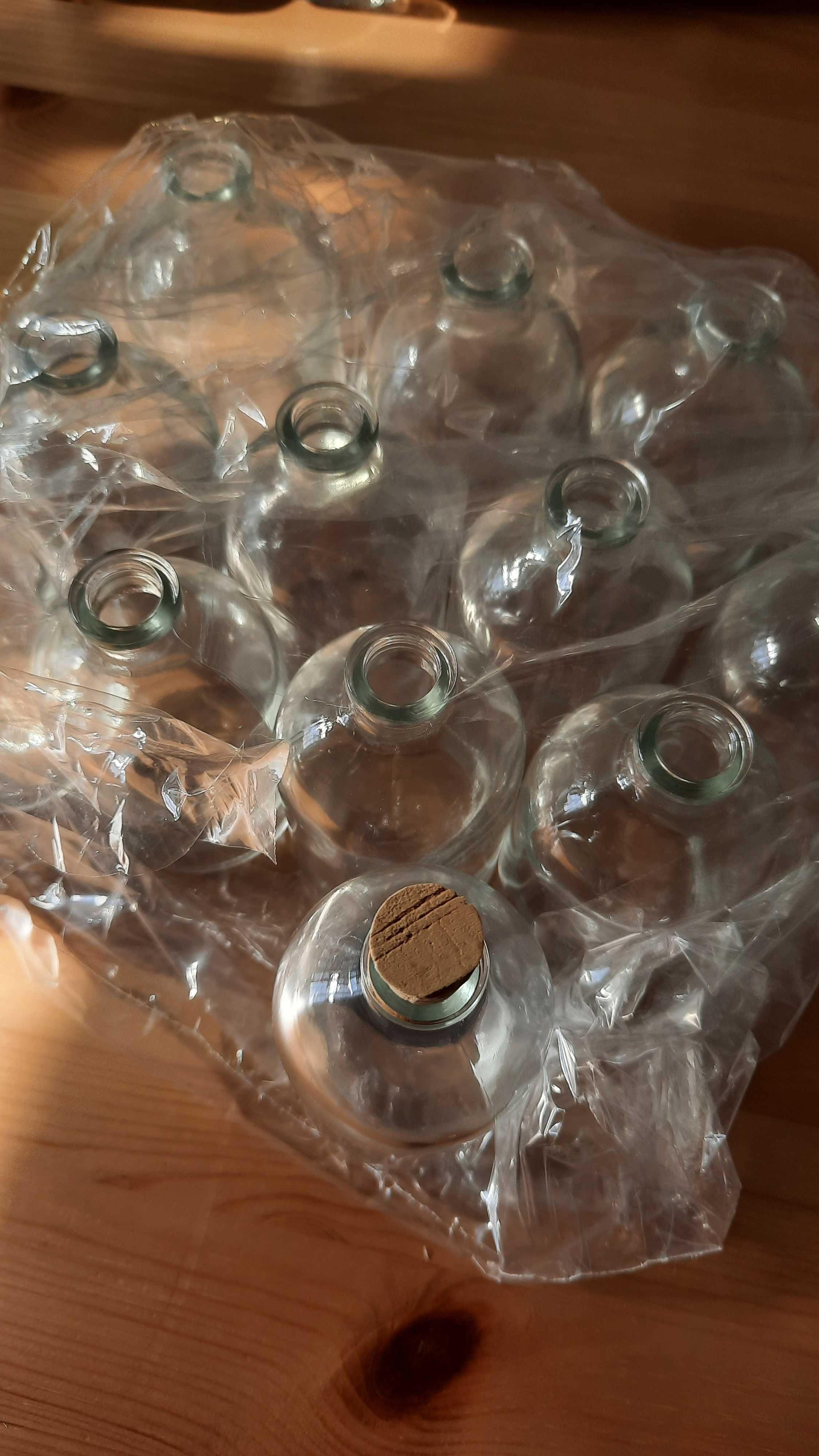 13 Frascos de Vidro 100ml com Rolha de Cortiça