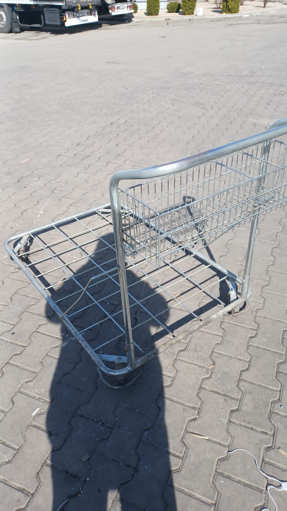 Wózek transportowy magazynowy