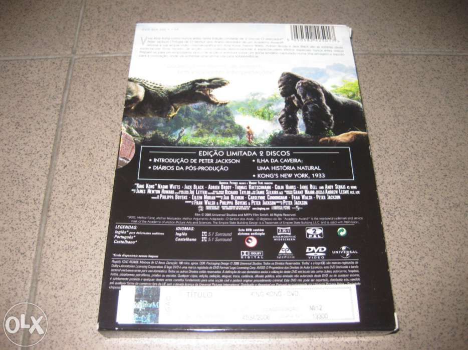 DVD "King Kong "- Edição Especial 2 Discos/Novo