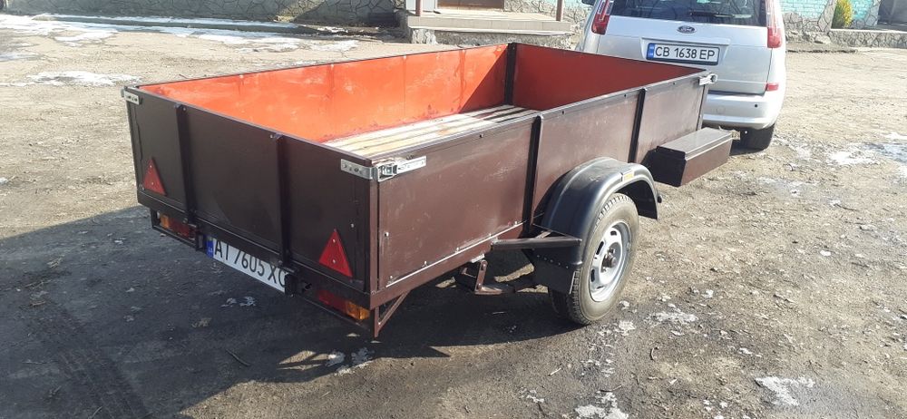 Новый автомобильный прицеп усиленный 260 на 132