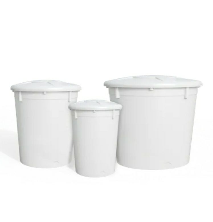Depósito Troncoconico 500L , 1000L (Cinza)