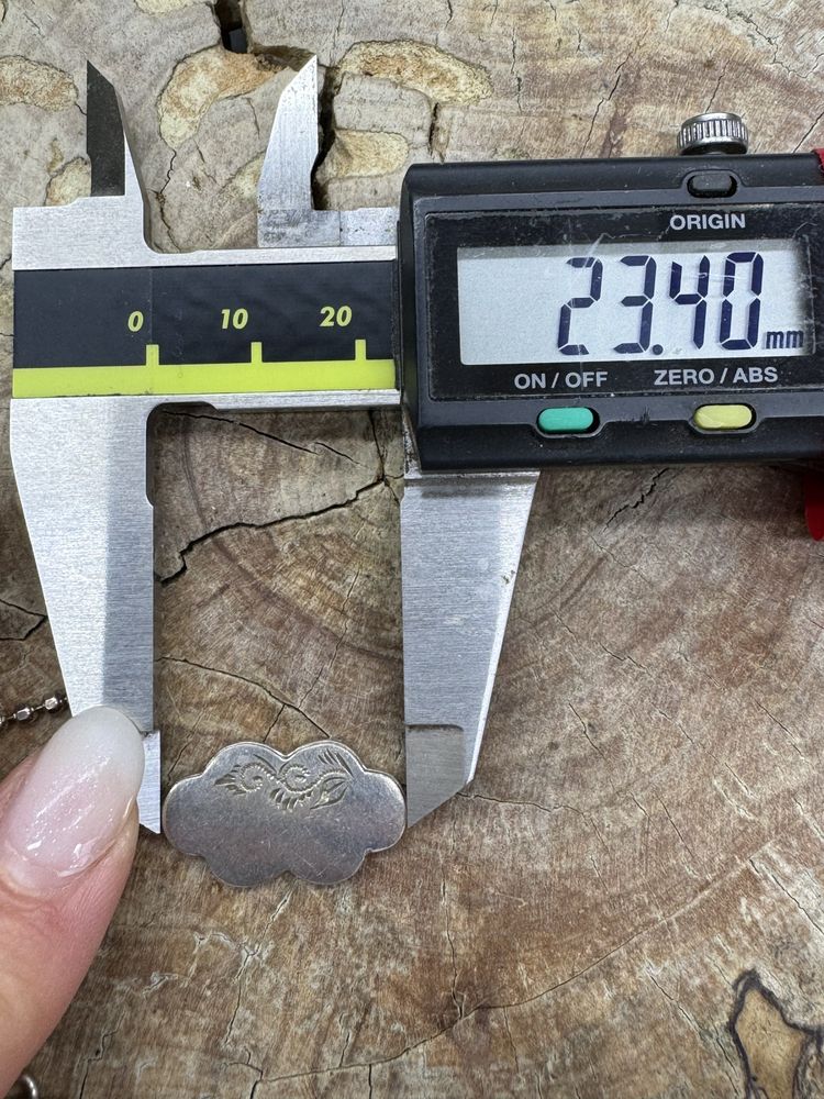 Stary piękny sekretnik srebro 925 z łańcuszkiem 10g