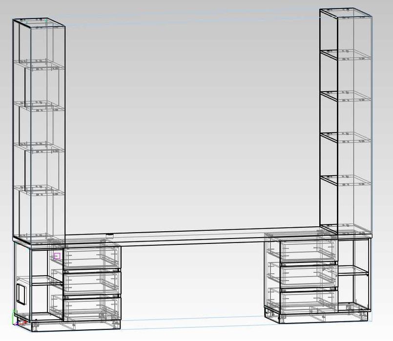 Конструюю меблі під замовлення. Працюю  "Базіс-Мебляр 11"