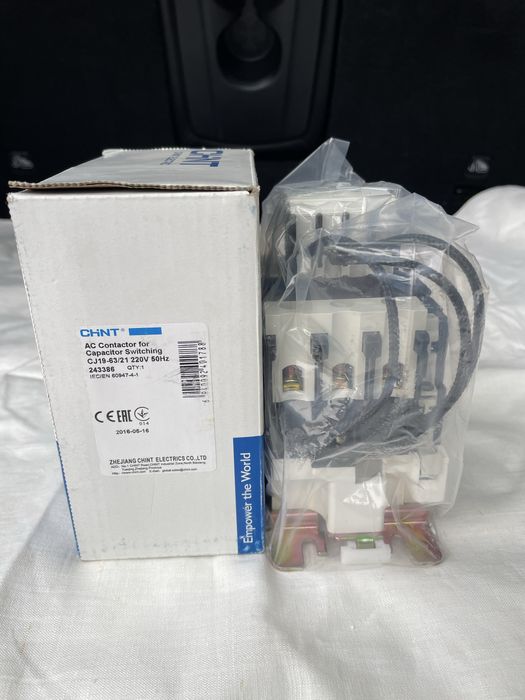 Автоматичний вимикач 100А,125А,160А,250А.Контактор CJ19 63/21