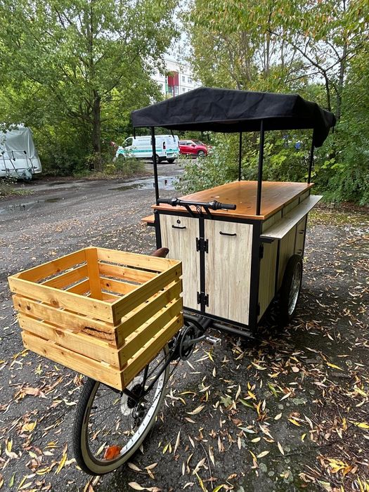 Rower gastronomiczny, food bike, coffee bike.