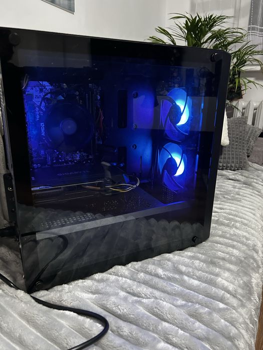 Komputer PC Ryzen 5 16GB RAM 256GB SSD + 1TB GTX 1060 6GB Win 11 Pro