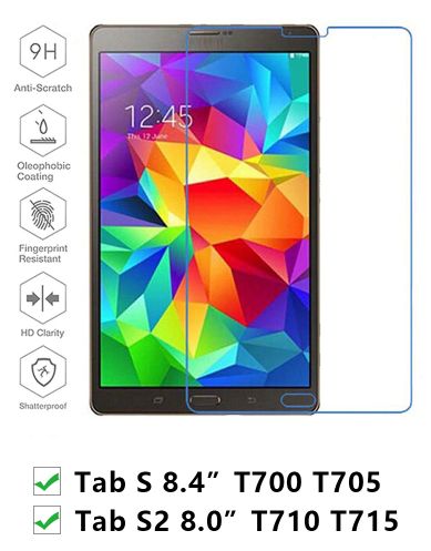 película samsung tab s t700 t705 8.4 galaxy s2 t710 t715 8.0