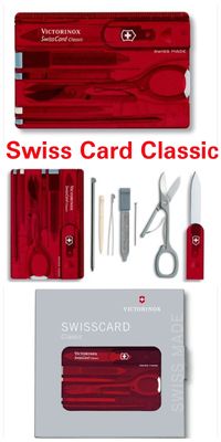 Victorinox SwissCard Classic 0.7100.Т Lite 0.7300.Т Nailcare 0.7240.T