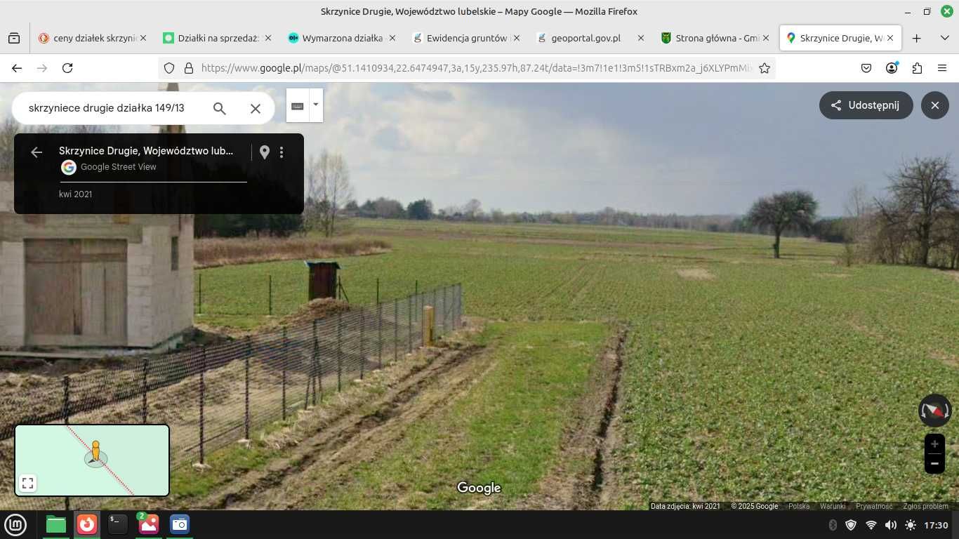 Sprzedam działkę rolno-budowlana Skrzynie Drugie