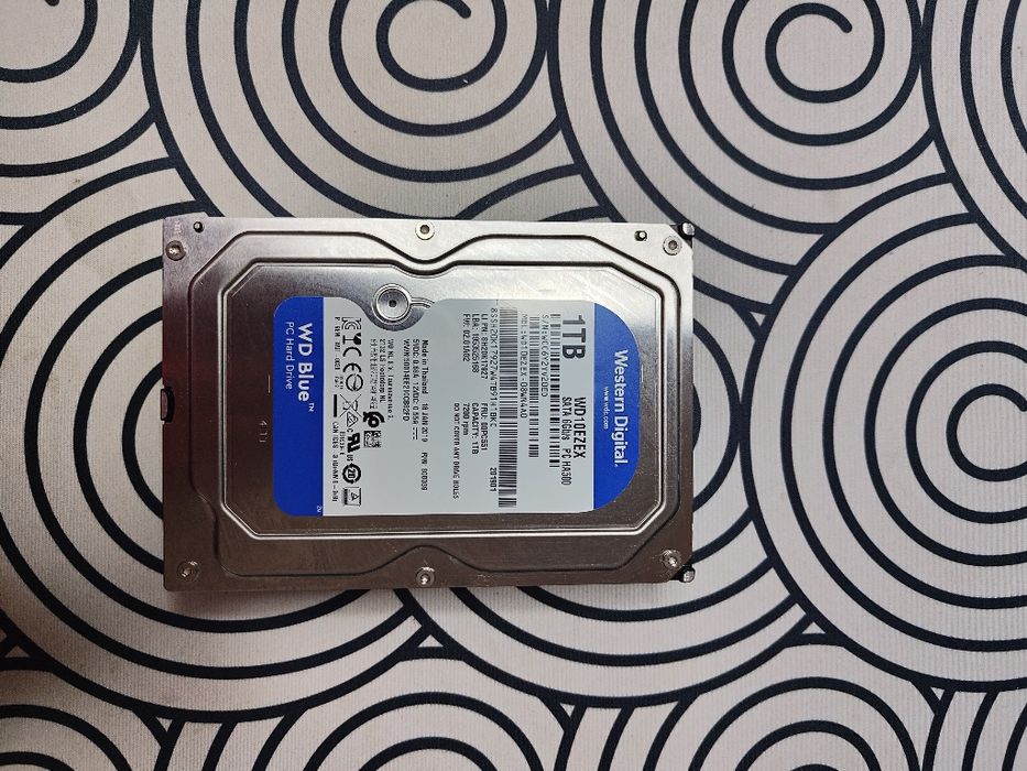 Жосткий диск WD BLUE 1TB 7200 RPM