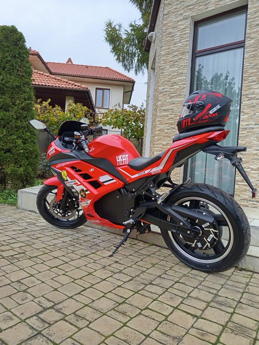 Електробайк NINJA 3000Вт 140км/год, шолом у подарунок