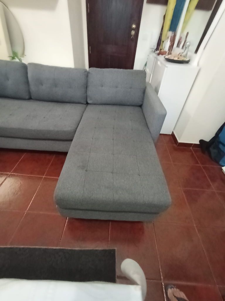Sofá 3 lugares chaise-longue JYSK