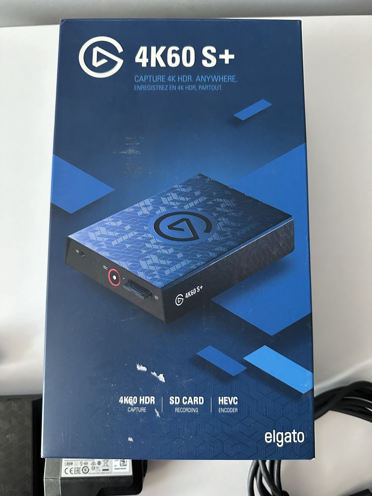 Grabber Elgato Game Capture 4k 60 fps s+