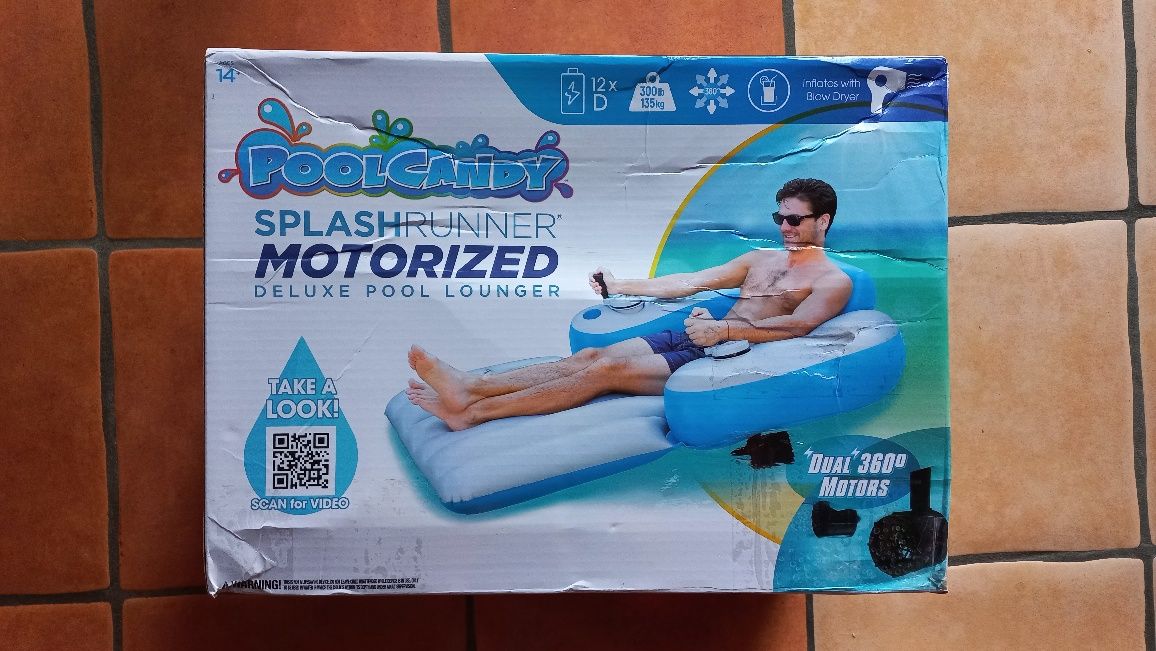 Leżak dmuchany Poolcandy Splashrunner Motorized