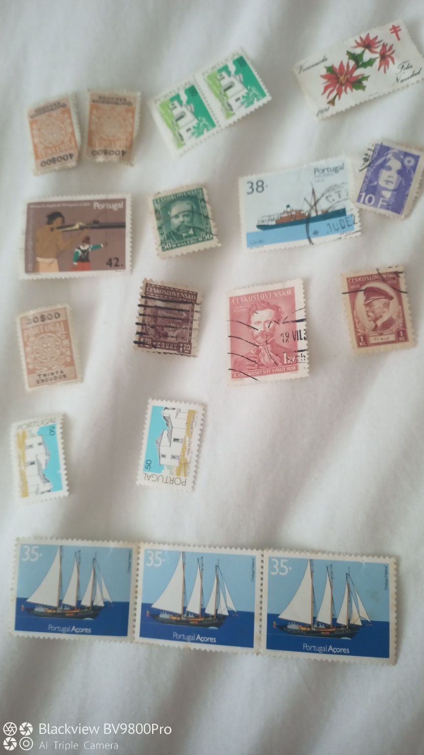 Coleção muito antiga de selos