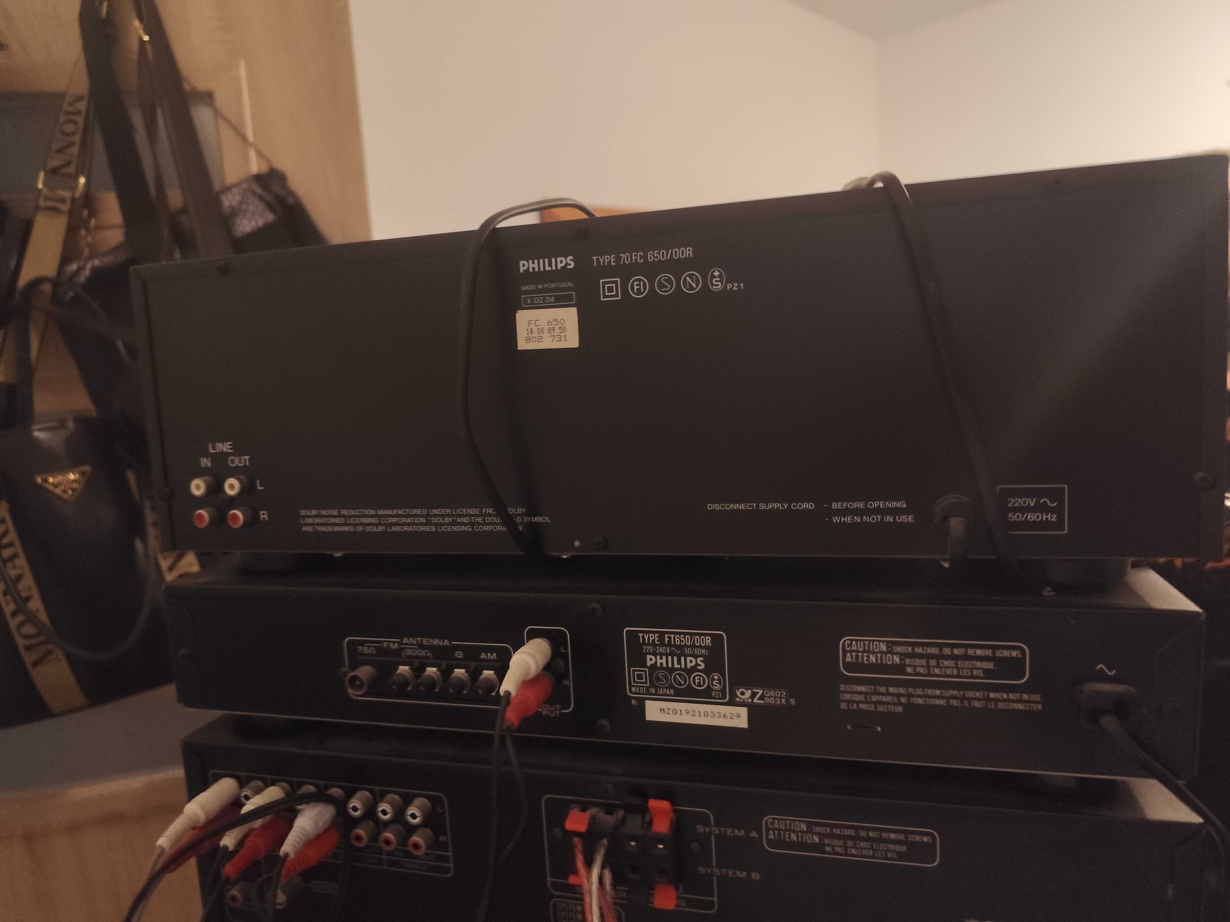 Wieża Philips + głośniki FC650, FT650, FA650, CD600