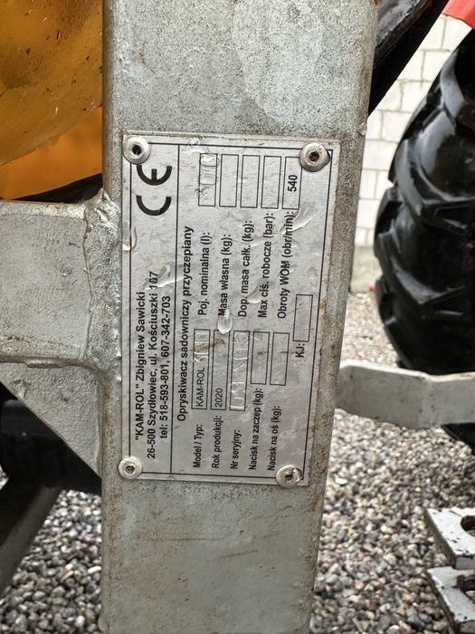 Opryskiwacz sadowniczy 300L KAM-ROL