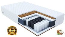 Materac Kieszeniowy sprężynowy 160x200 Kokos PREMIUM 24cm Pocket H3/H4