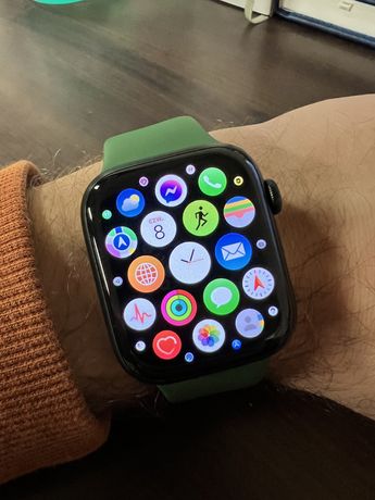 MIESIĘCZNY Apple Watch 7 45mm Zielony Green Gwarancja