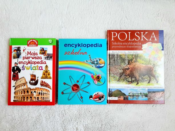 Encyklopedia szkolna x3 książki dla dzieci