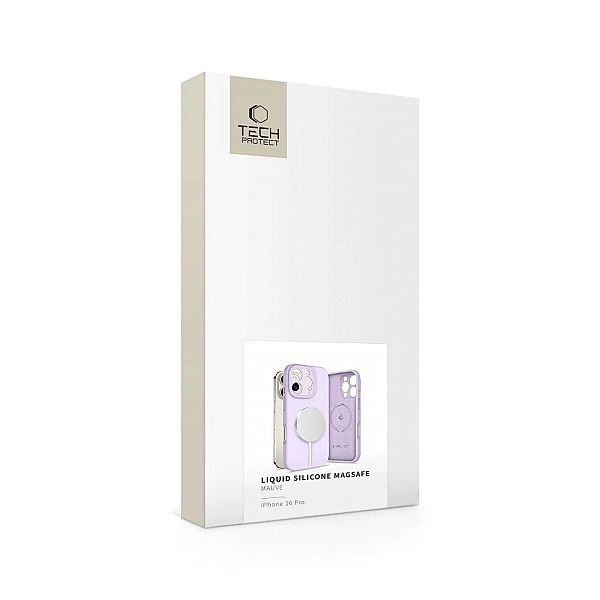 Tech-Protect Liquid Silicone Magsafe Iphone 16 Pro Mauve