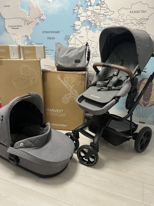 Візочок EASY WALKER HARVEY 3 premium full в кольорі diamond grey