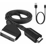Kabel adapter konwerter z HDMI do Euro Scart
